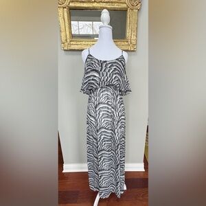 Black and White Maxi Dress